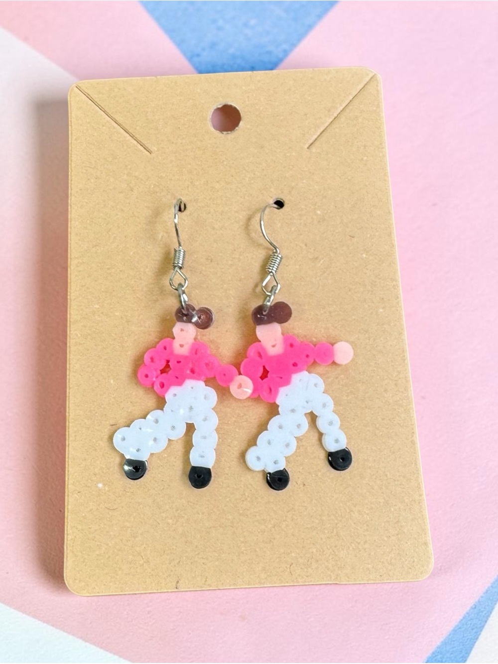 Harry Styles Inspired Mini Perler Bead Earrings